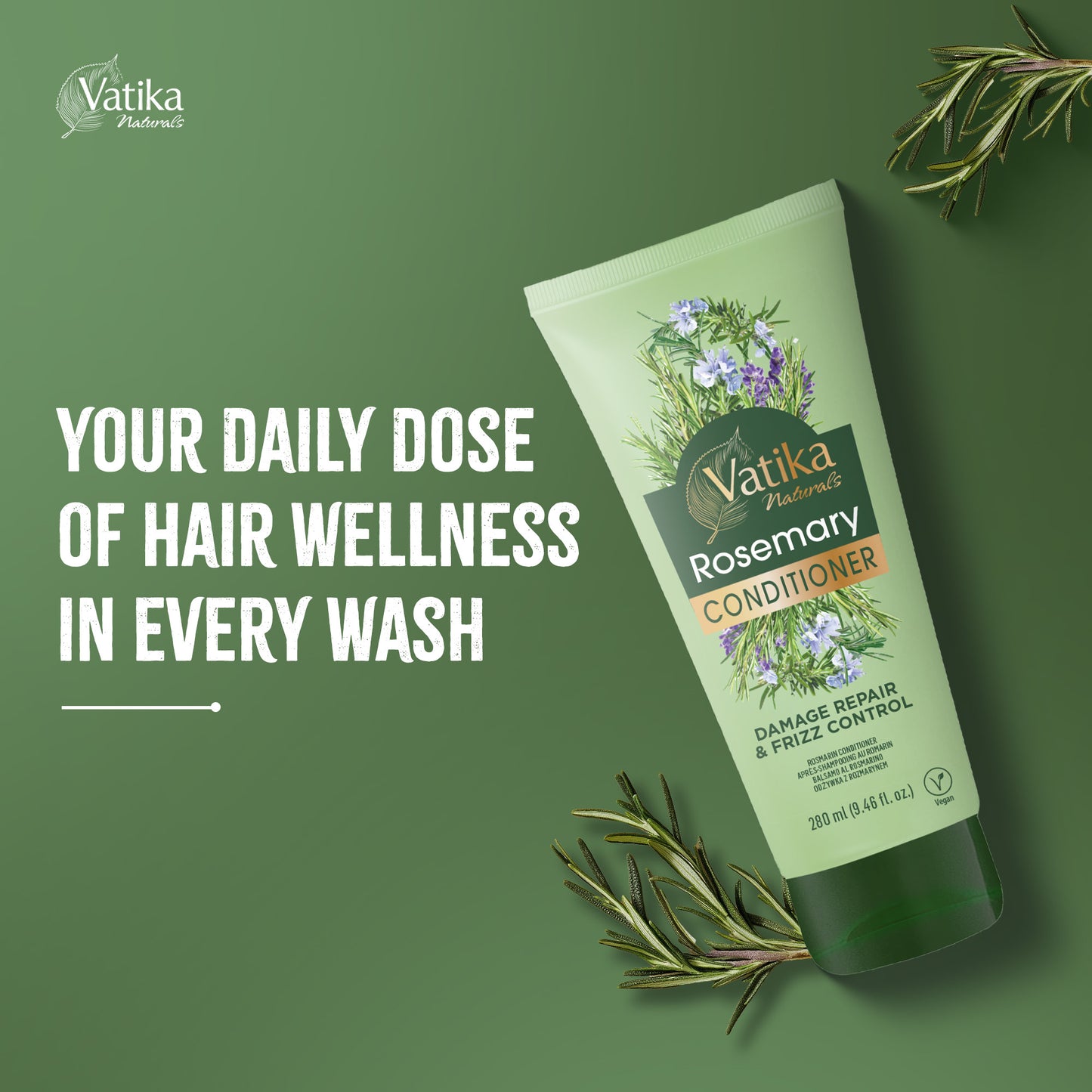 Vatika Natural Rosemary Conditioner - 280ml