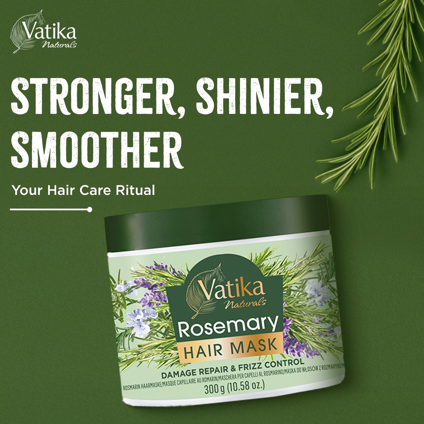 Vatika Natural Rosemary Hair Mask - 300 ml