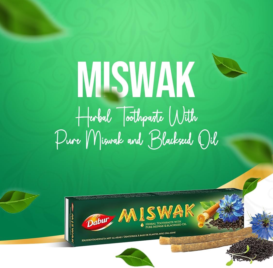 Dabur Miswak Blackseed Toothpaste - 100gm