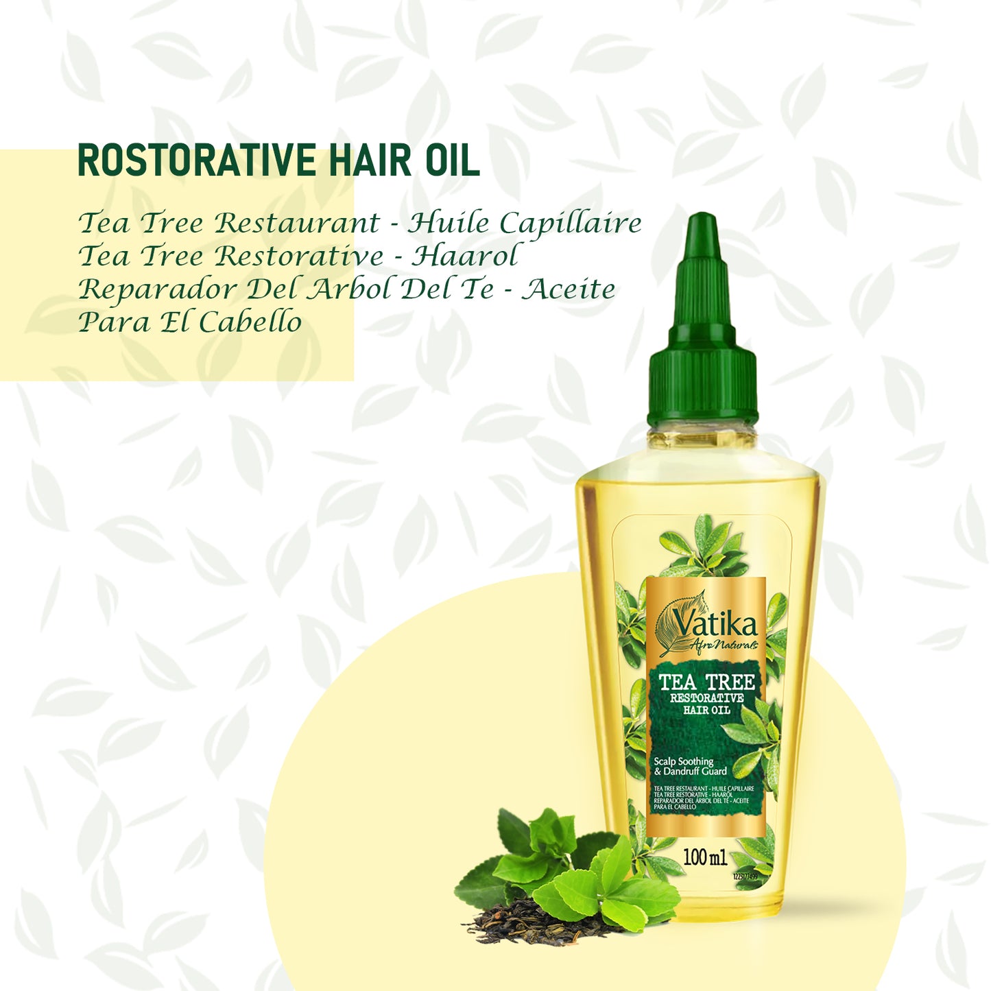 Vatika Naturals Curls Tea Tree Hair Oil - 100 ml