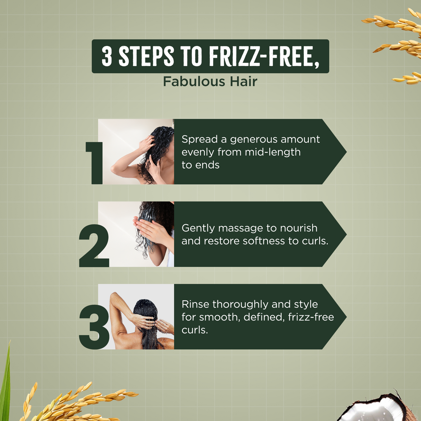 Vatika Naturals Curls AQUABOOST Deep Treatment Conditioner with Rice Water & Electrolytes 453 gm