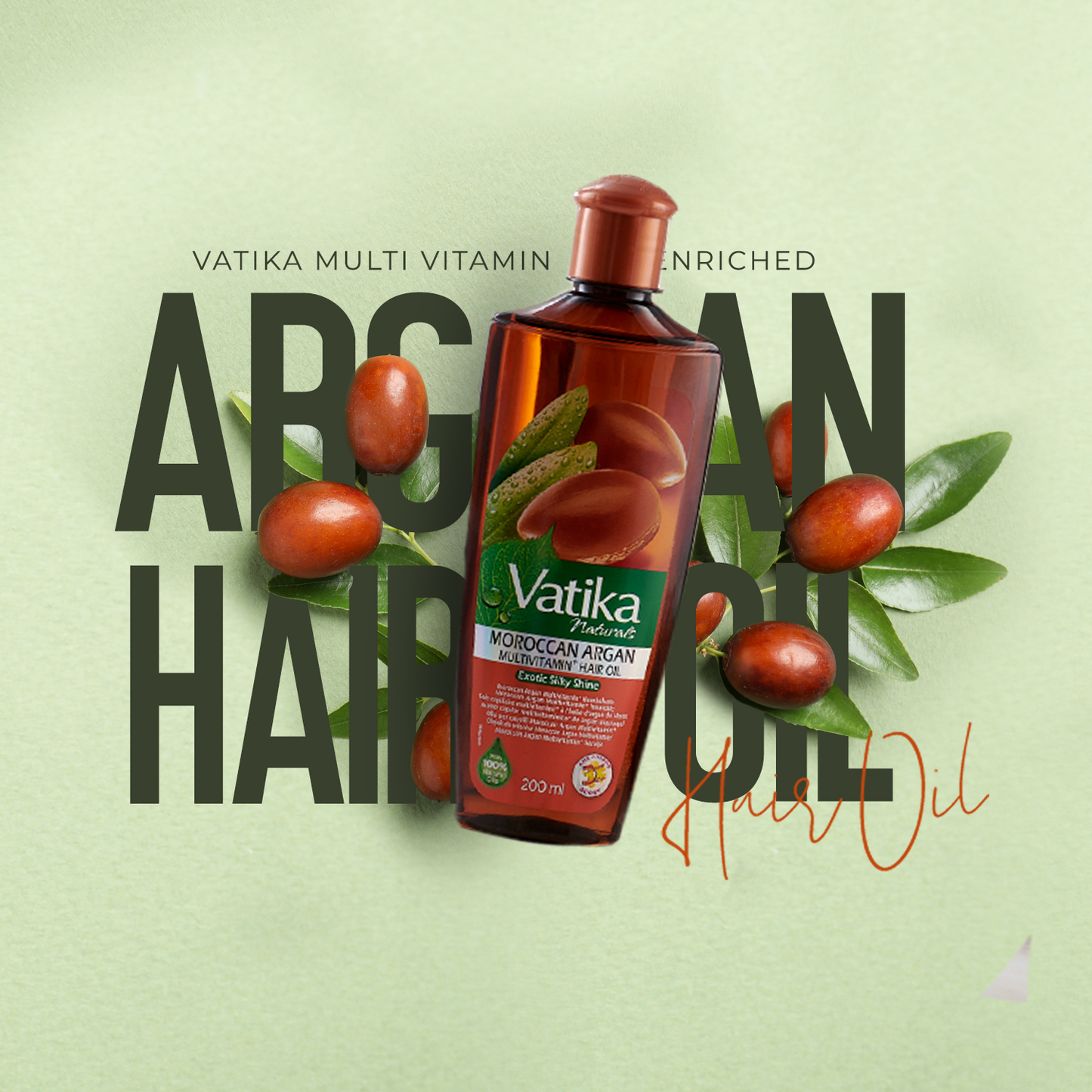 Vatika Naturals Multivitamin Argan Hair Oil