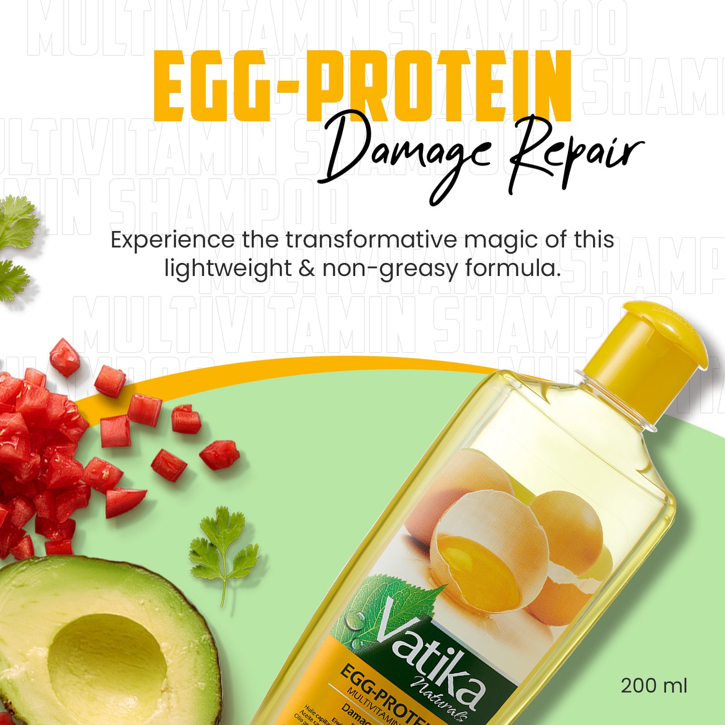 Vatika Naturals Multivitamin Egg Protein Hair Oil