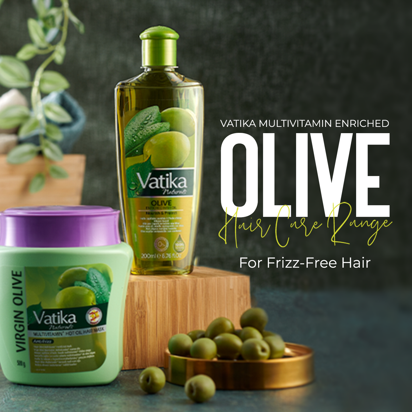 Vatika Naturals Virgin Olive Hair Mask Multivitamin