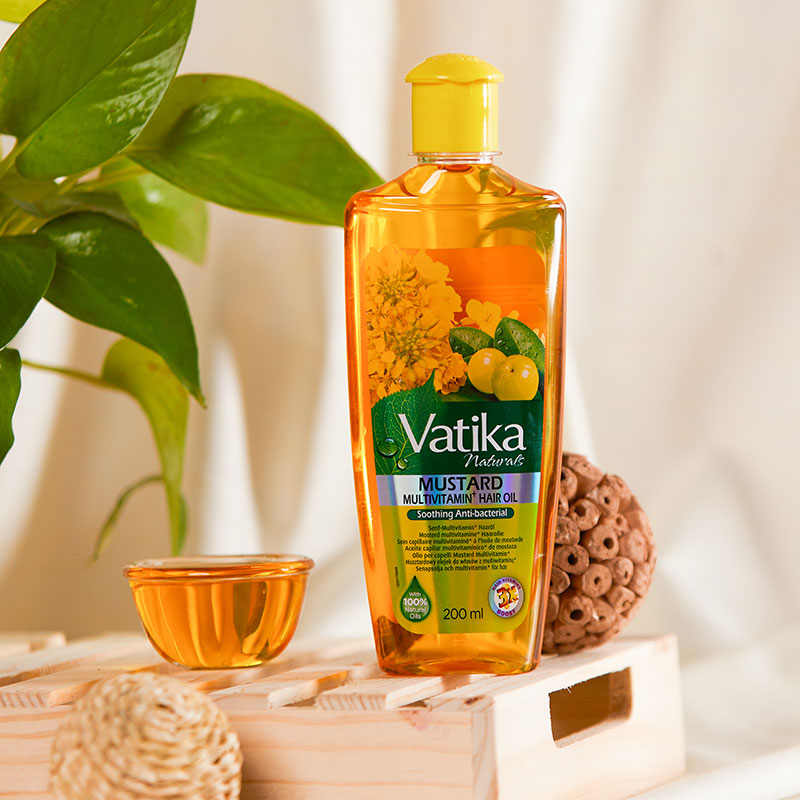 Vatika Naturals Multivitamin Mustard Hair Oil