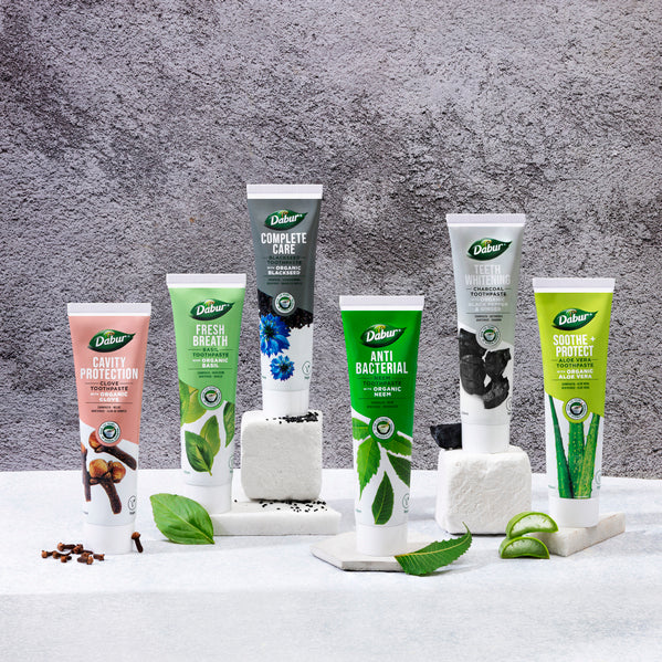 Dabur Charcoal ToothPaste with Organic Charcoal