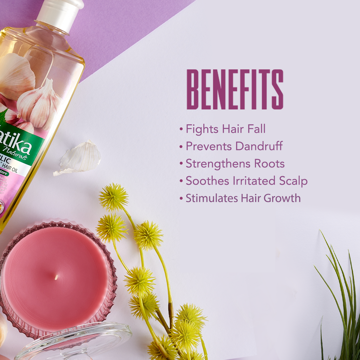 Vatika Naturals Multivitamin Garlic Hair Oil