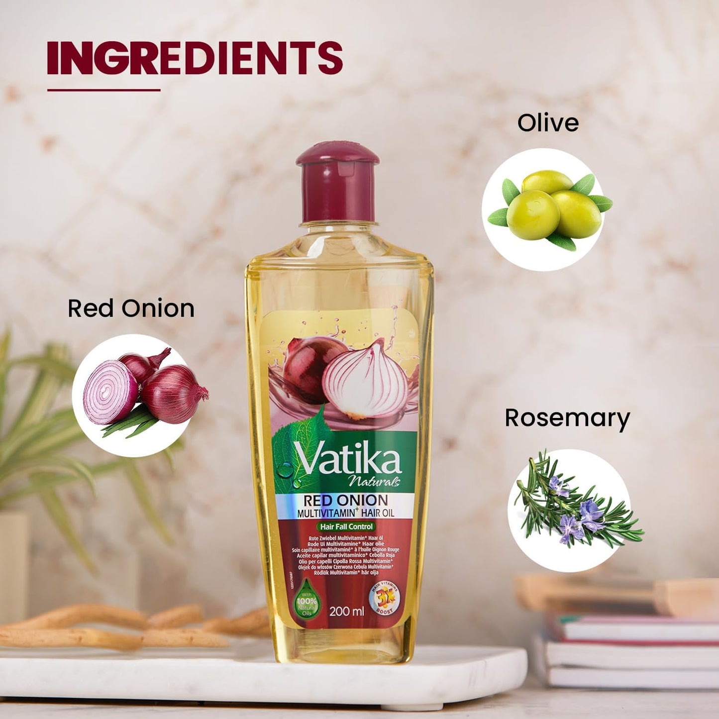 Vatika Naturals Multivitamin Onion Hair Oil