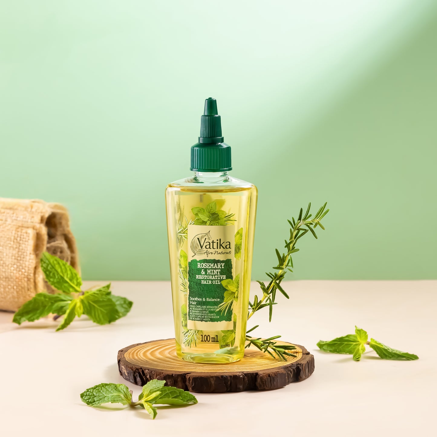 Vatika Naturals Curls Rosemary & Mint Hair Oil - 100 ml