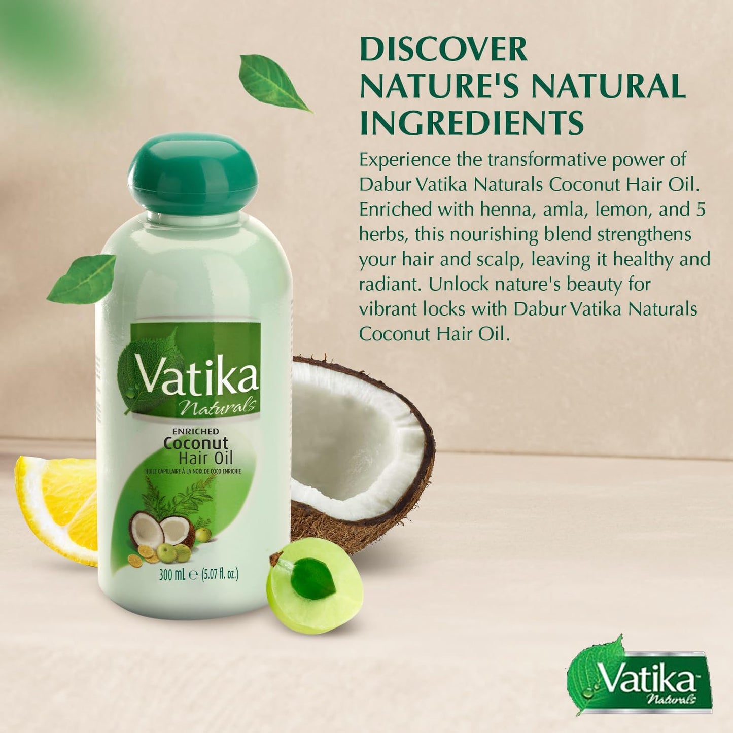 Vatika - Enriched Coconut Hair Oil