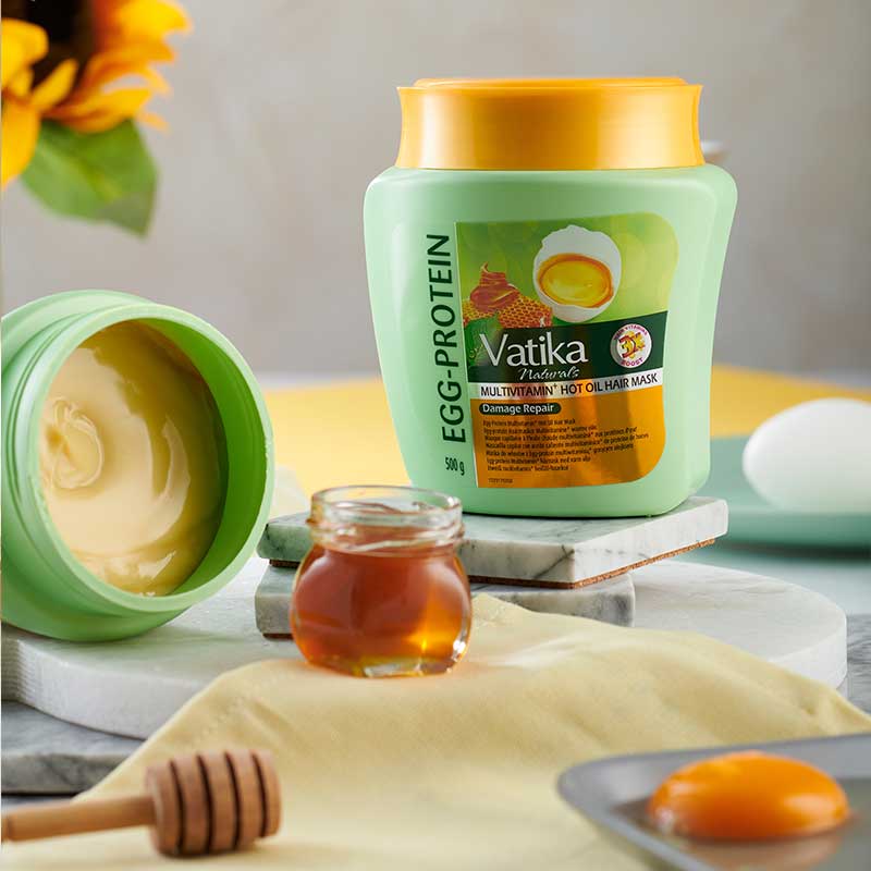 Vatika Naturals Egg Protein Hair Mask Multivitamin