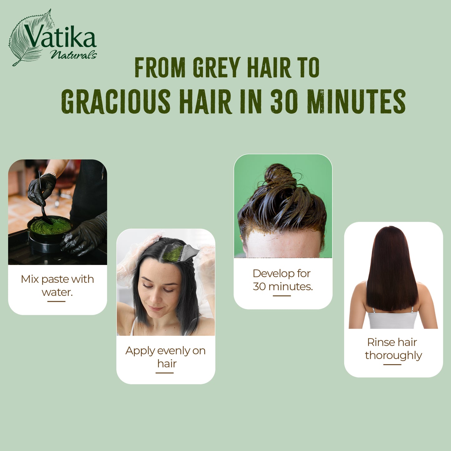 Vatika Henna Hair Colour - Dark Brown