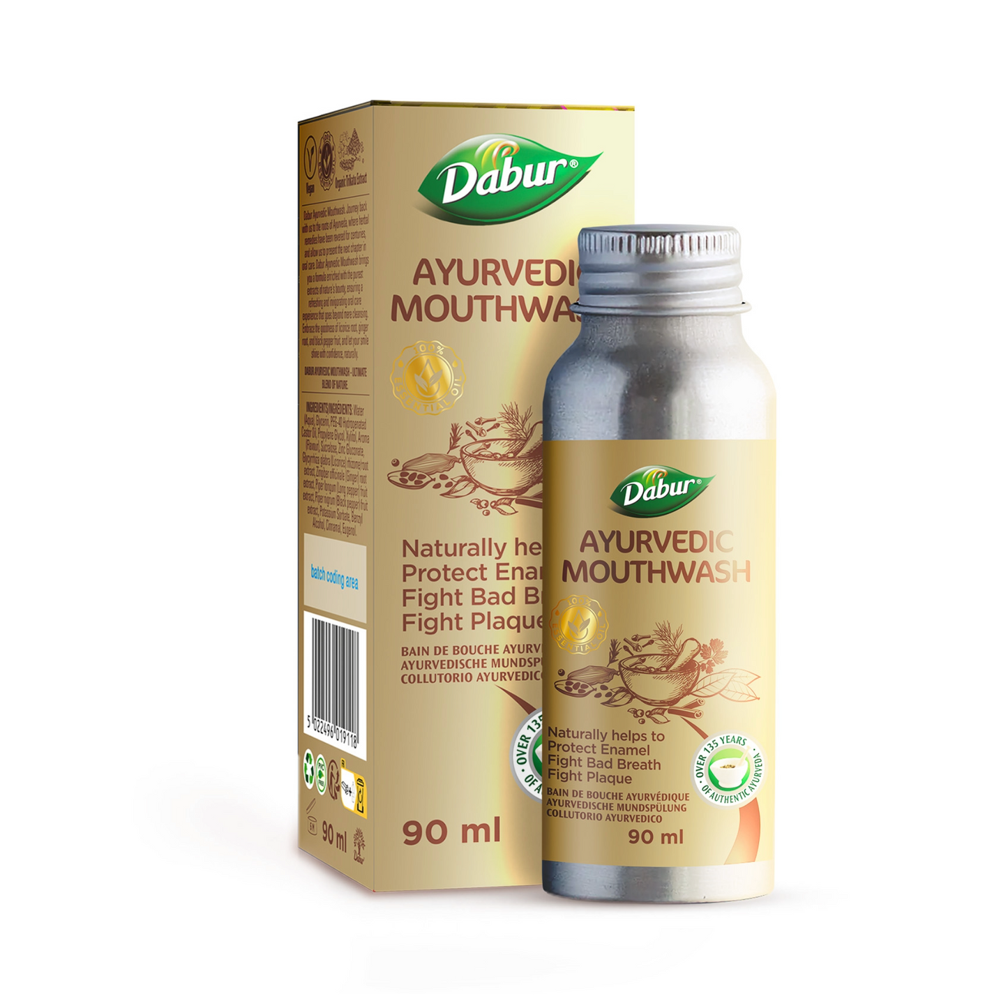 Dabur Ayurvedic Oil Mouth Wash 90ml