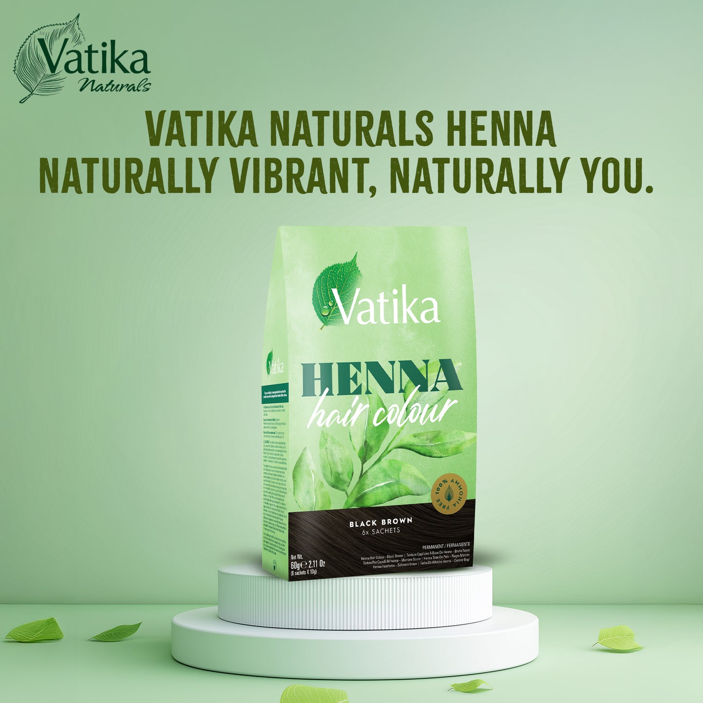 Vatika Henna Hair Colour - Black Brown