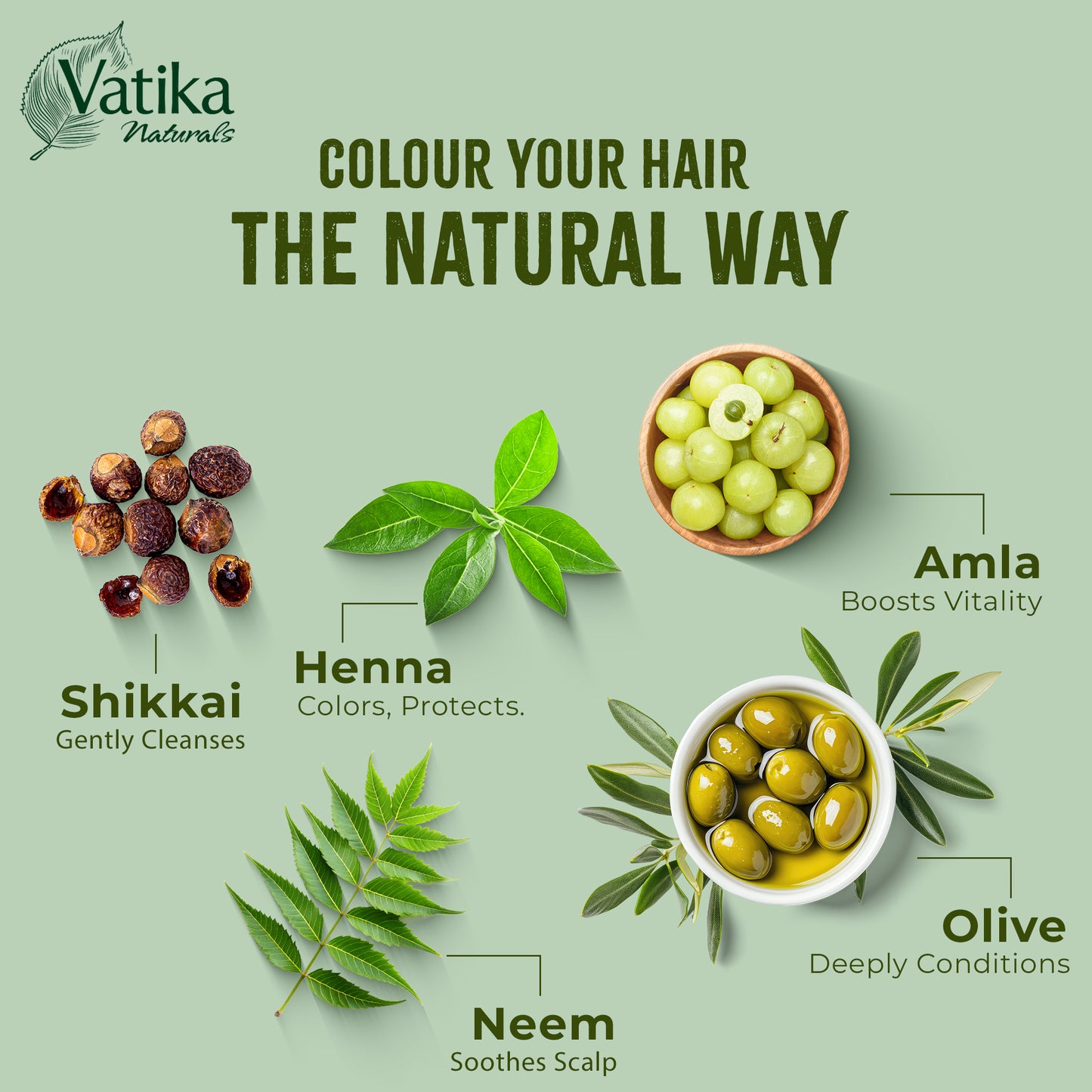 Vatika Henna Hair Colour - Jet Black