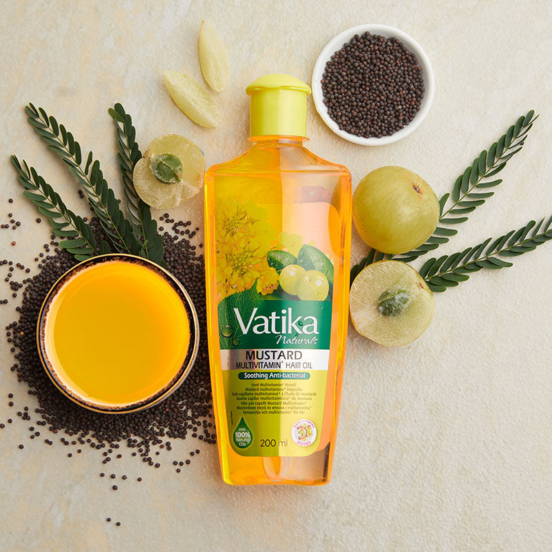 Vatika Naturals Multivitamin Enriched Mustard Hair Oil