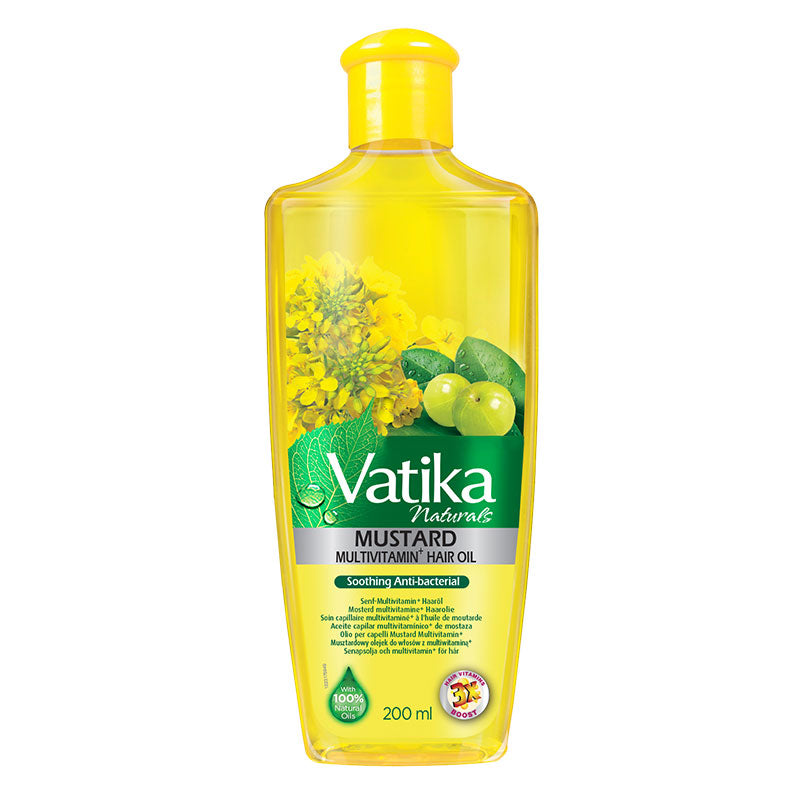 Vatika Naturals Multivitamin Enriched Mustard Hair Oil