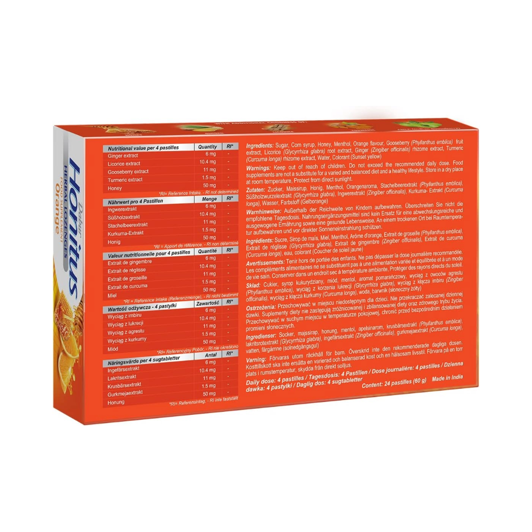 Dabur Honitus Herbal Lozenges Orange