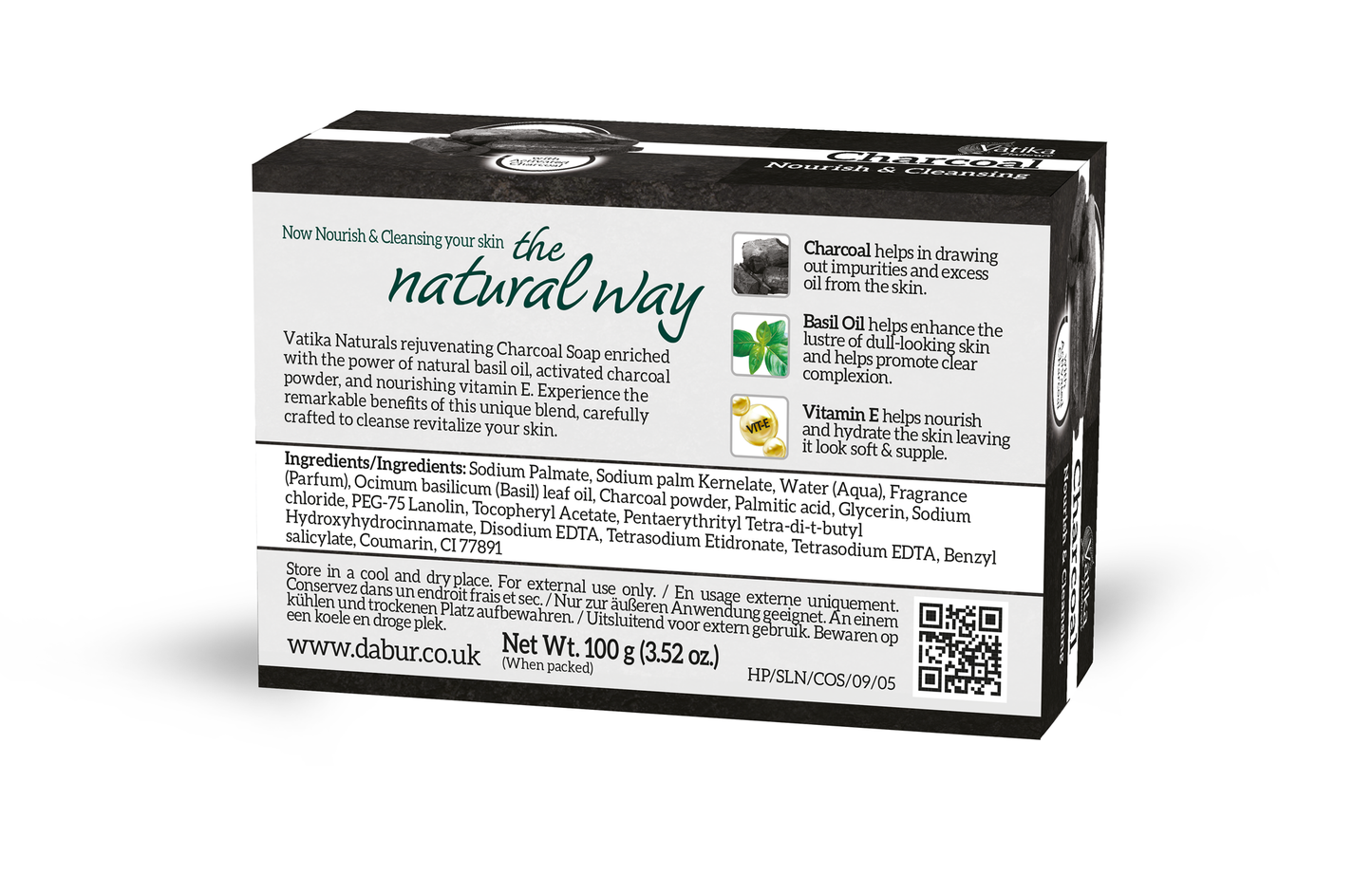 Vatika Natural Charcoal Soap