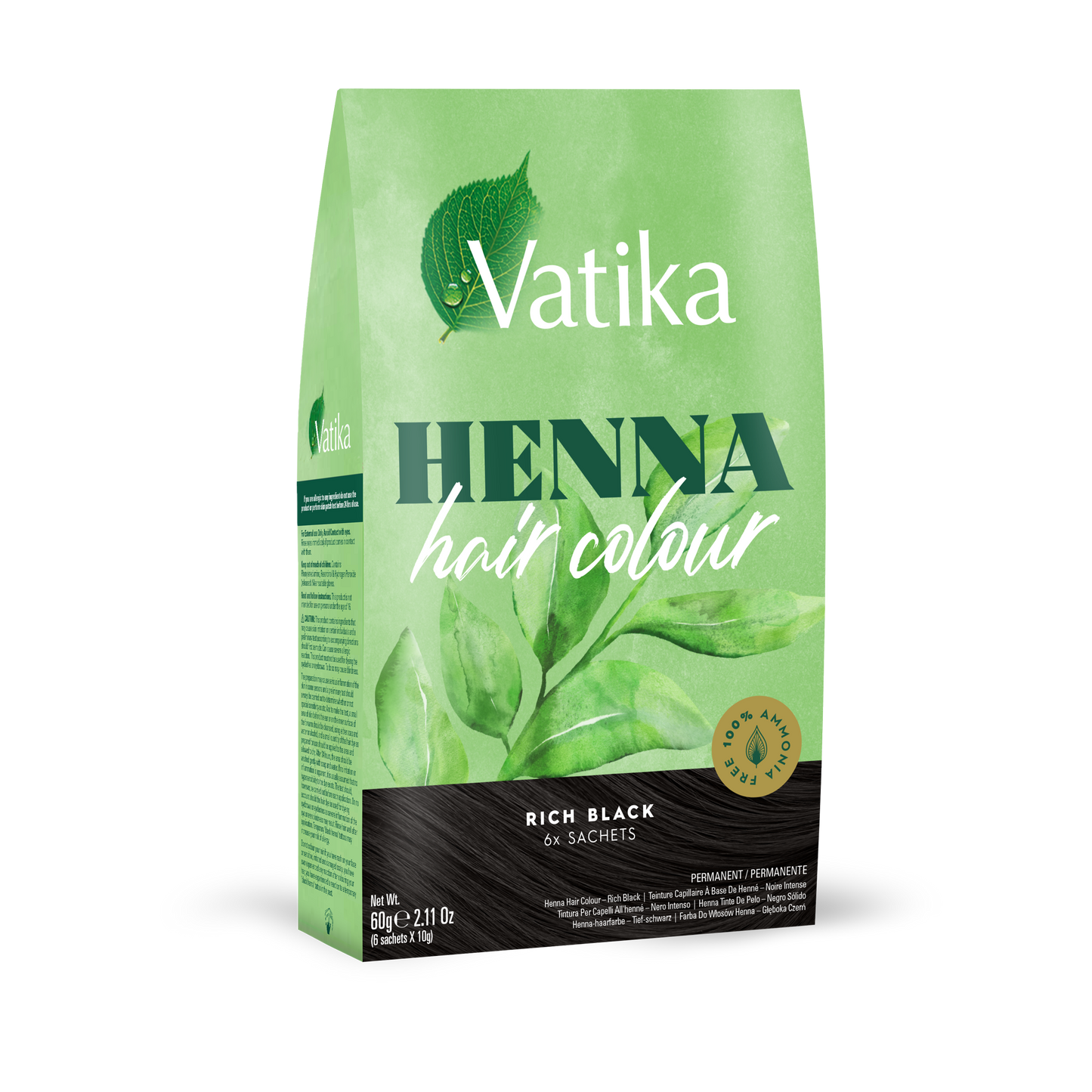 Vatika Henna Hair Colour - Rich Black / Natural Black