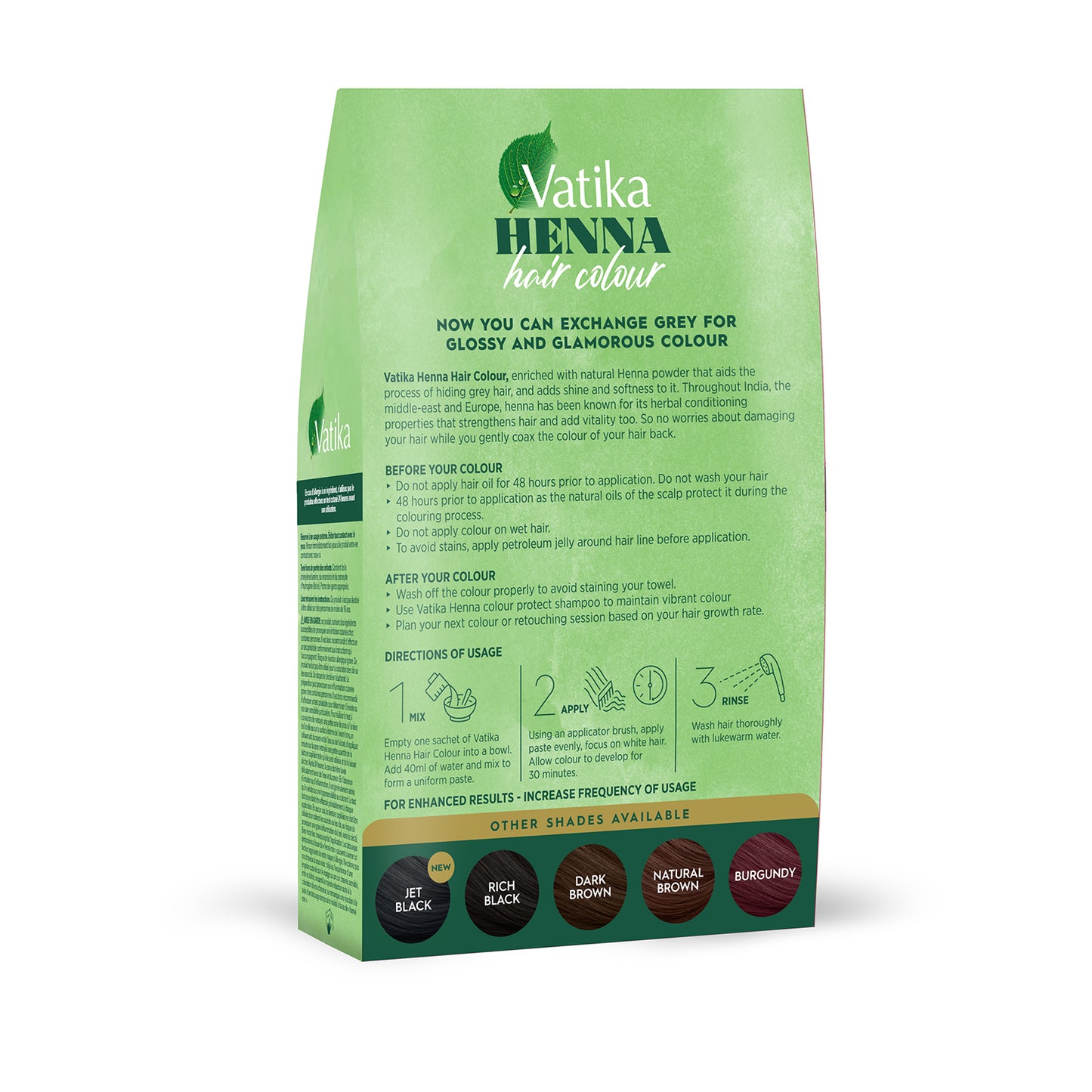 Vatika Henna Hair Colour - Black Brown