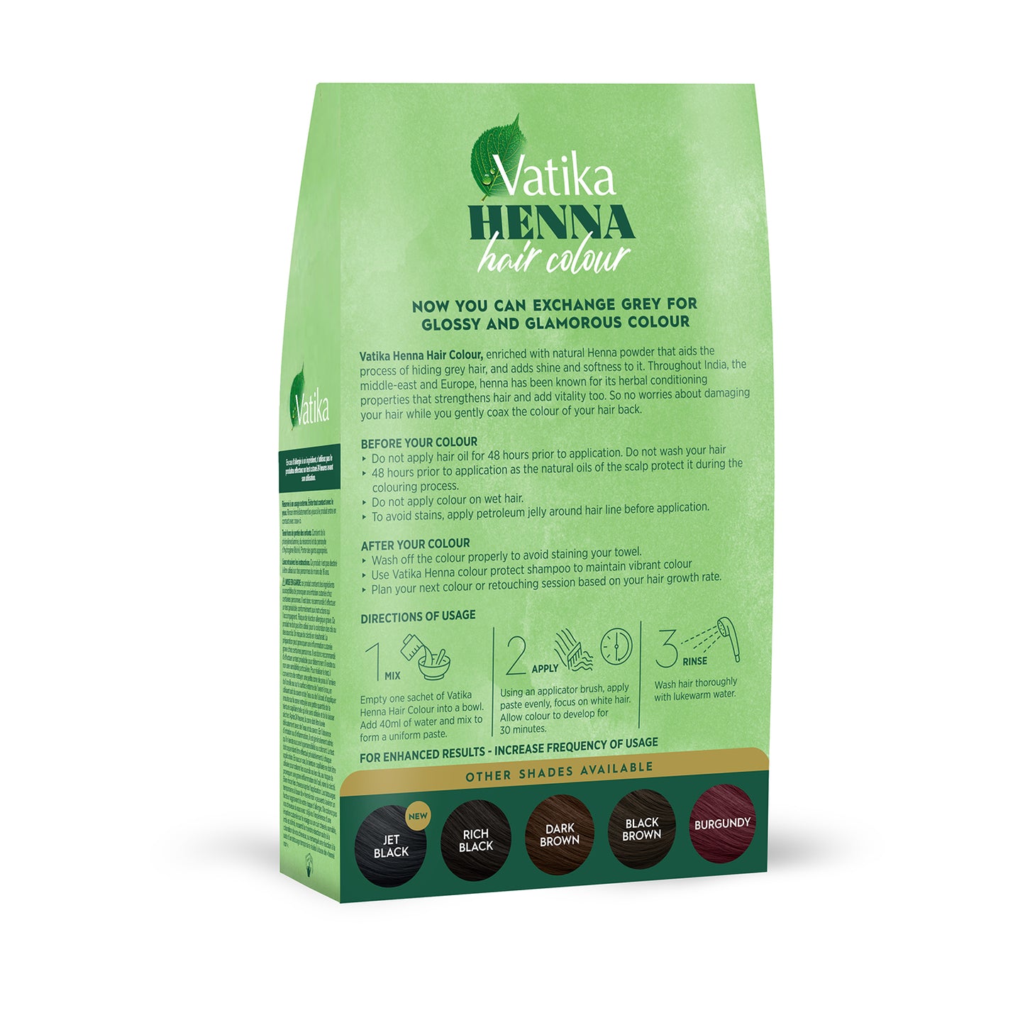 Vatika Henna Hair Colour - Natural Brown