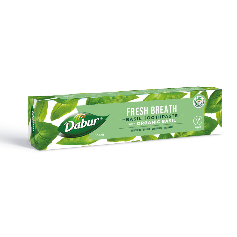 Dabur Basil Toothpaste with Organic Basil