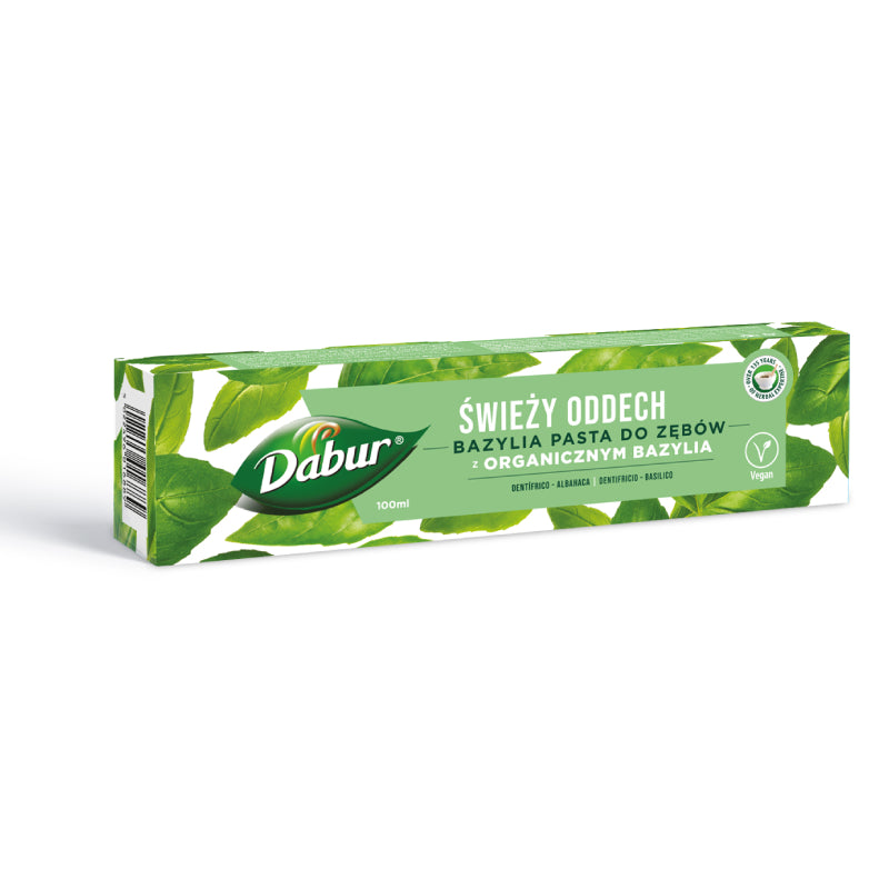 Dabur Basil Toothpaste with Organic Basil