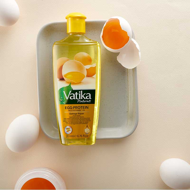 Vatika Naturals Multivitamin Enriched Egg Protein Hair Oil