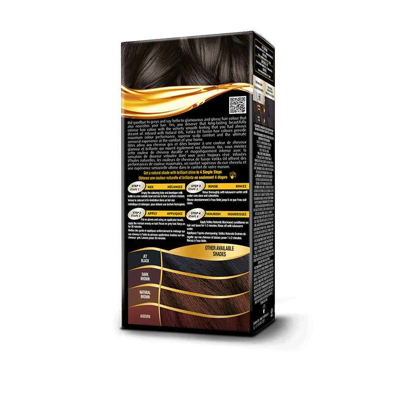 Vatika Oil Fusion Colors Natural Black - Coloring Kit